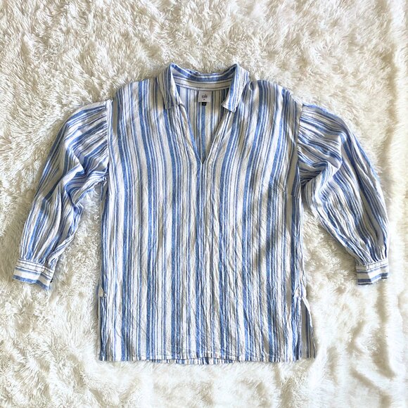 ✨SUMMER SALE✨ V-Neck Striped Beach Cover Up – Medium - Picture 1 of 5